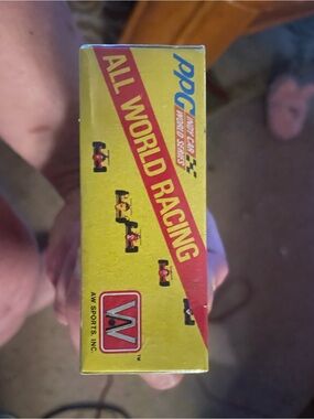 Nascar Men Other Yellow and Red All World Racing Collectible Box